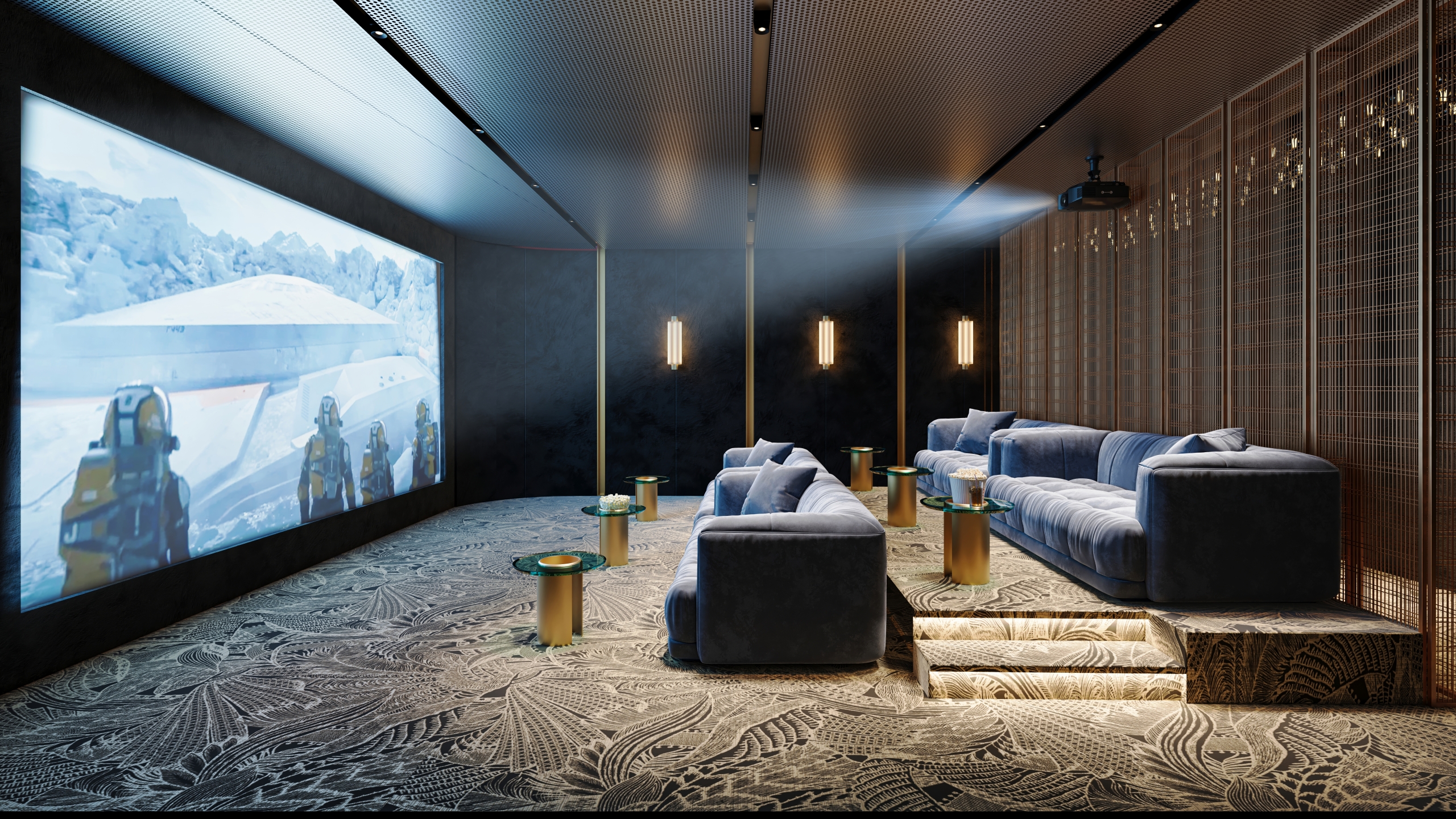 Belgravia Gardens – cinema room